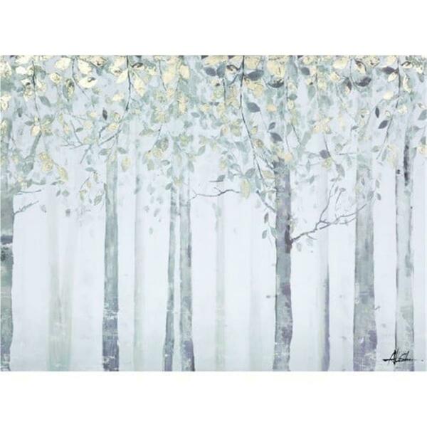 Yosemite Home Decor Grey and Yellow Trees Wall Art YJ9378A